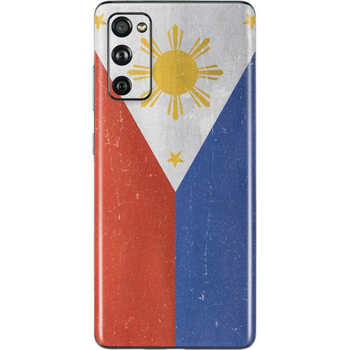 Philippines Flag Distressed Galaxy S20 Fan Edition Skin